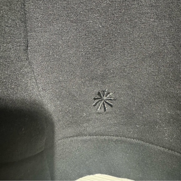 Athleta Sweatshirt Dress Zippered Pockets Black Size Small - Picture 3 of 15